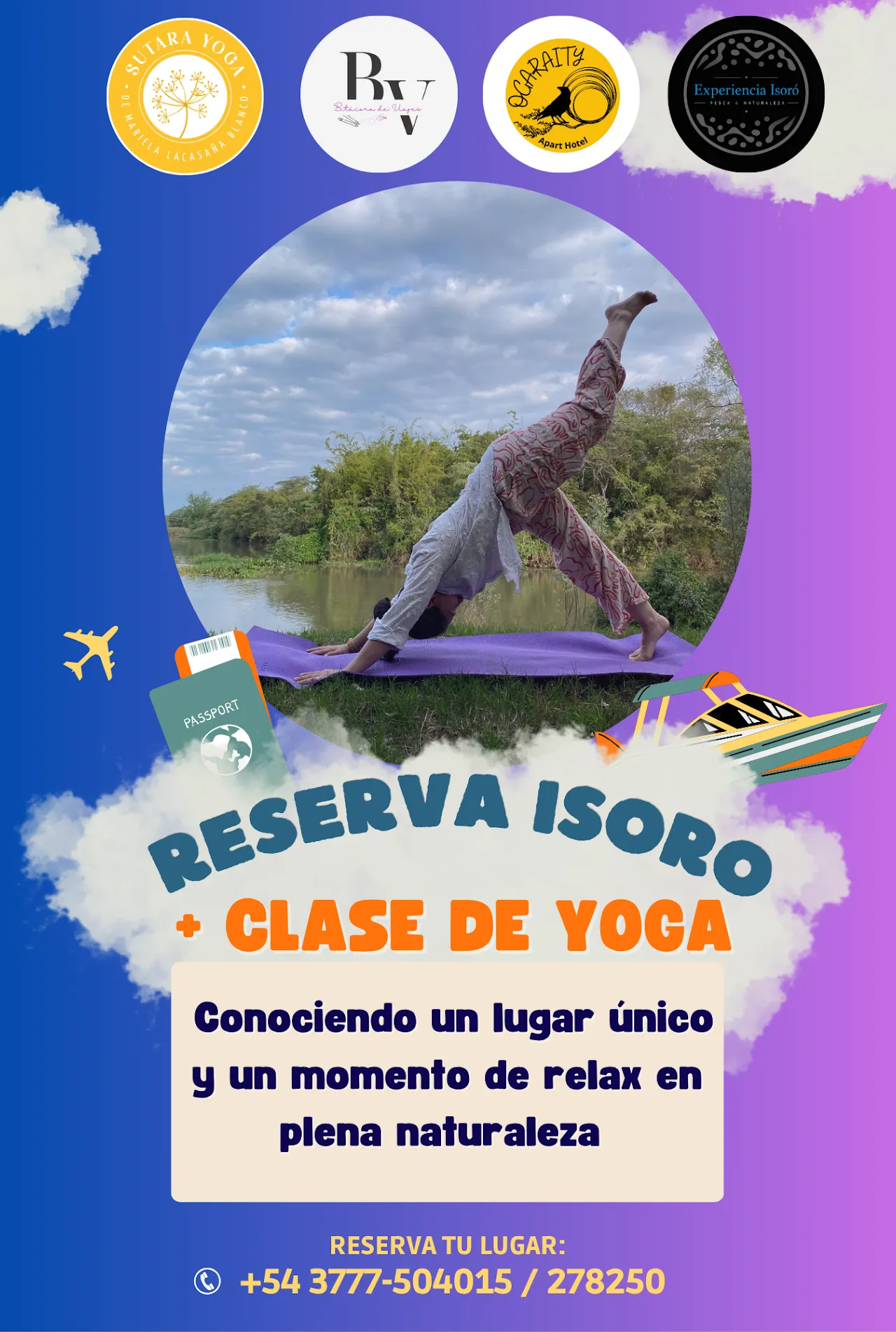 Reserva Isoró + clase de yoga